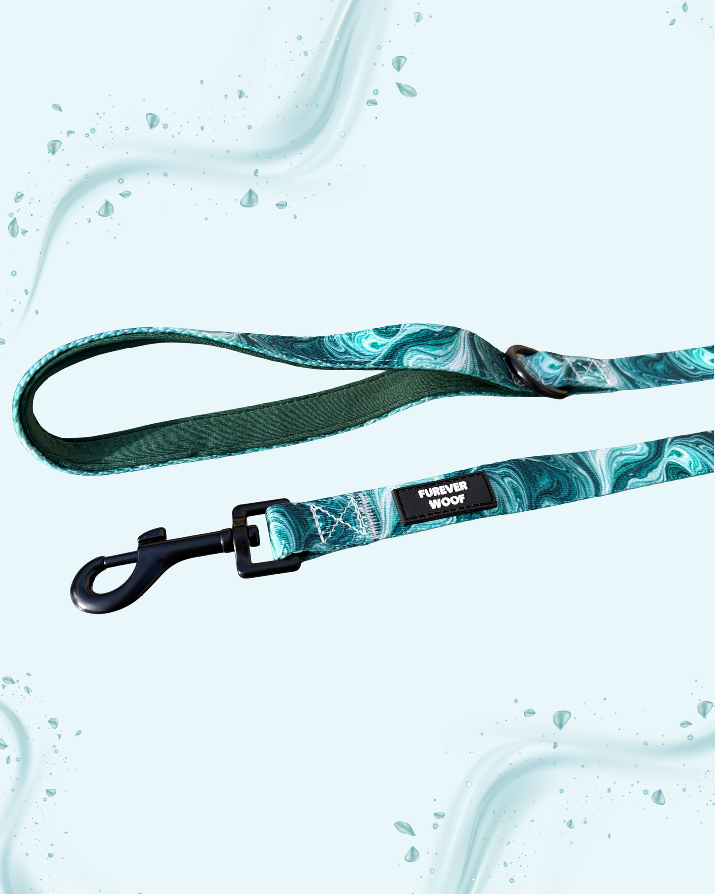 🐕 Emerald Swirl Lead