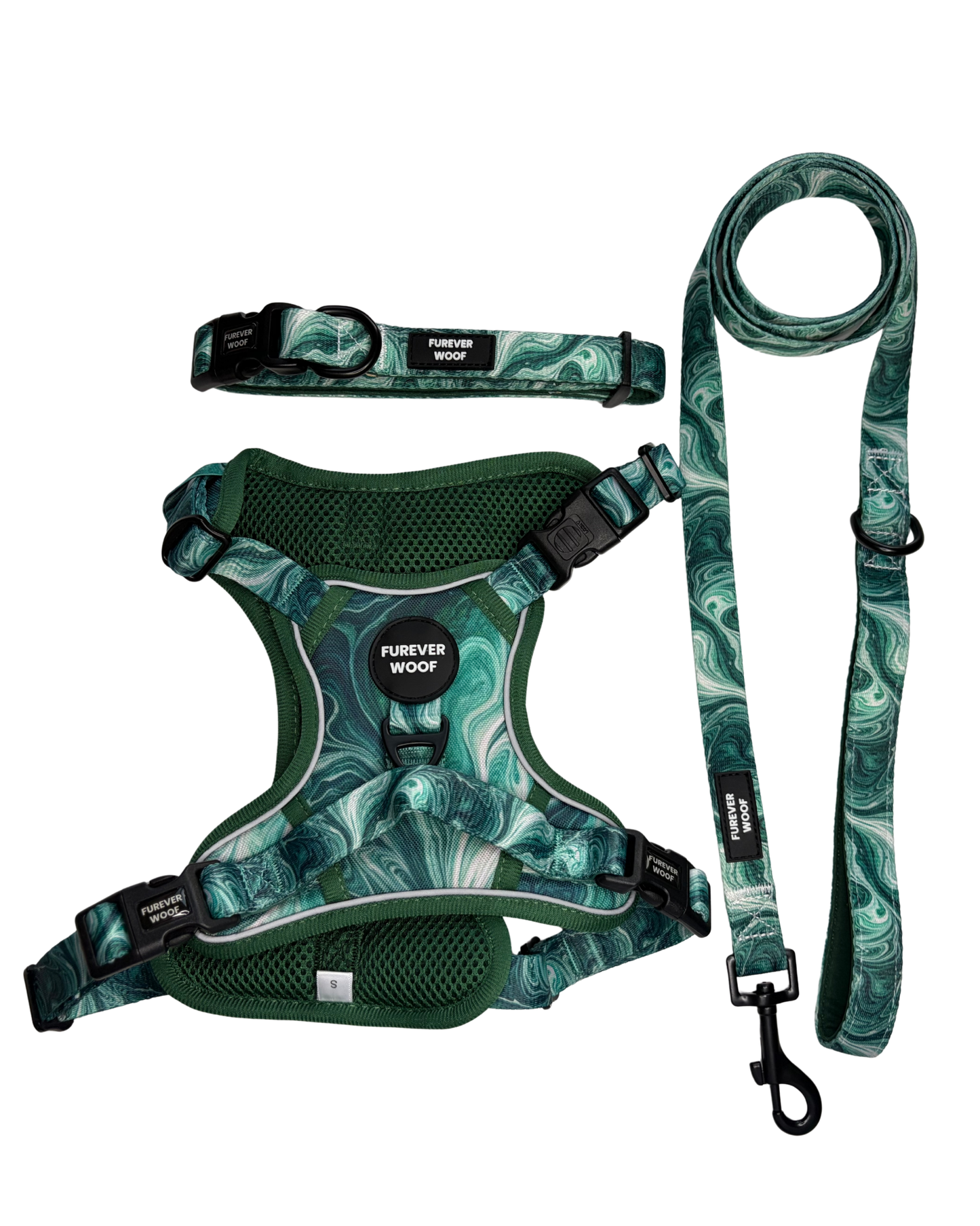 Emerald Swirl 3-Clip Active Set
