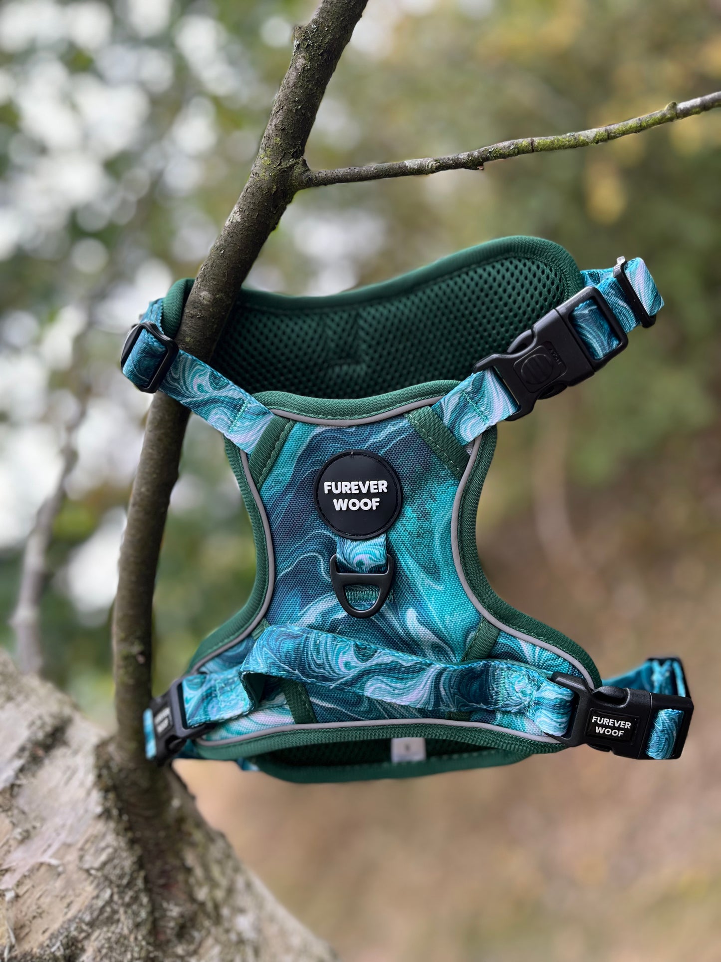 🌿 Emerald Swirl Adventure Harness