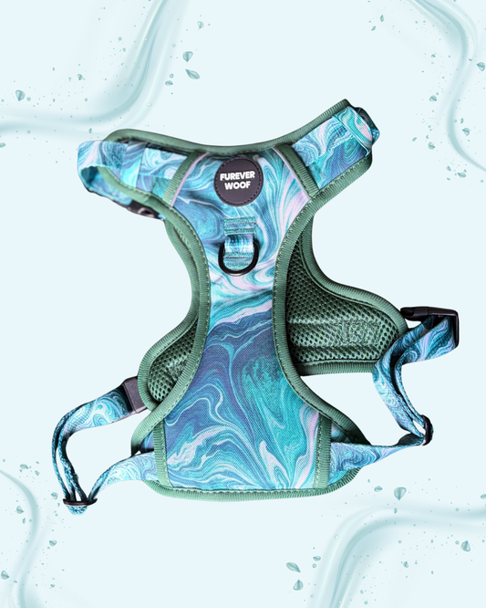 🌿 Emerald Swirl Adventure Harness