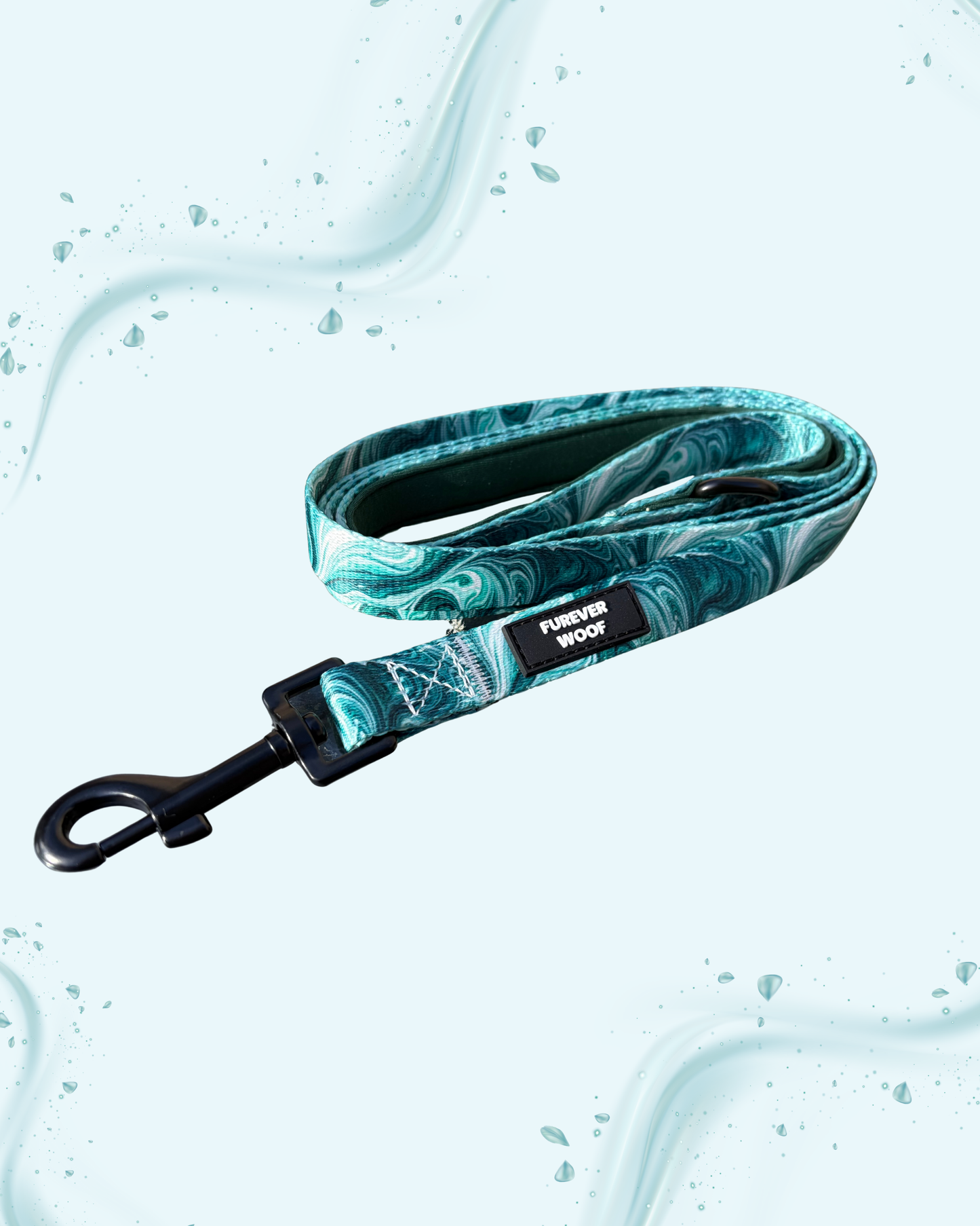 🐕 Emerald Swirl Lead